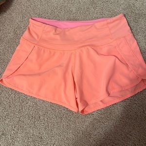 Lululemon size 2 Speed Up Shorts